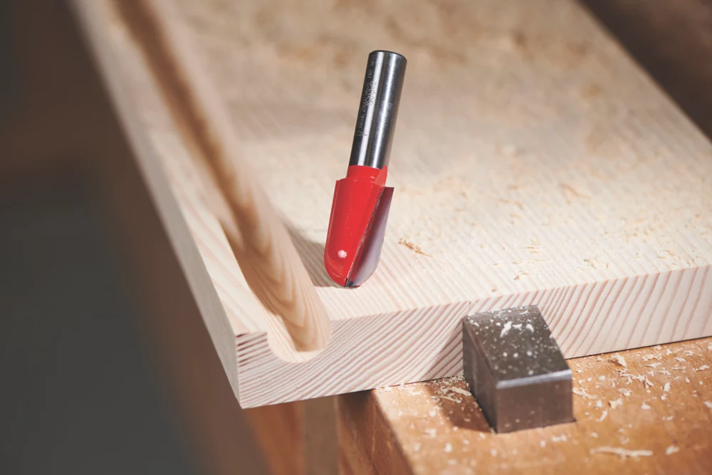 Freud RB 6.35mm Shank Double-Flute Round Nose Bit 9.52 X 9mm 3 Freud RB 6.35mm Shank Double-Flute Round Nose Bit 9.52 X 9mm - Image 3