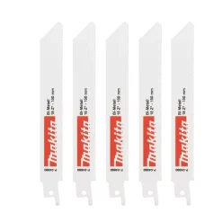 Makita P-04880 Multi-Material Reciprocating Saw Blades 150mm 5 Pack