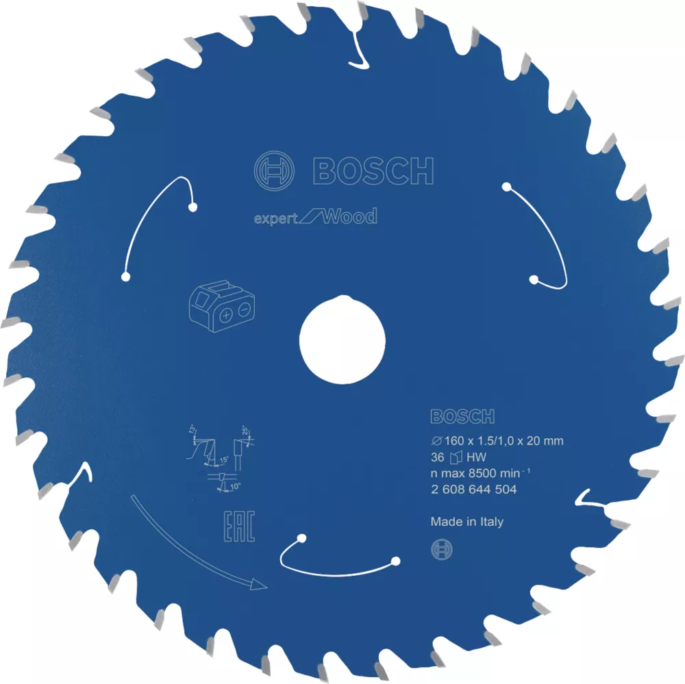 Bosch Expert Wood Circular Saw Blade 160 X 20mm 36T 1 Bosch Expert Wood Circular Saw Blade 160 X 20mm 36T