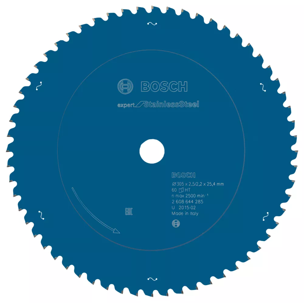 Bosch Expert Stainless Steel Circular Saw Blade 305 X 25.4mm 60T 1 Bosch Expert Stainless Steel Circular Saw Blade 305 X 25.4mm 60T
