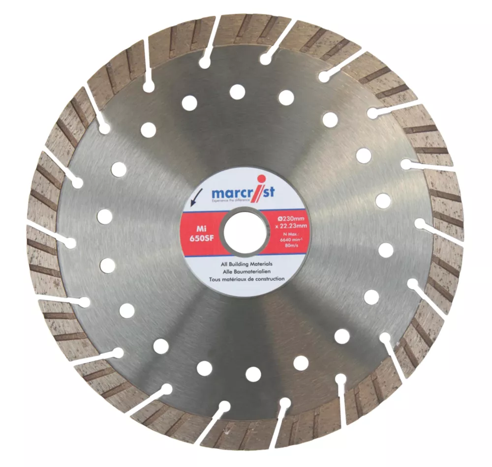 Marcrist Multi-Material Segmented Diamond Blade 230 X 22.2mm 1 Marcrist Multi-Material Segmented Diamond Blade 230 X 22.2mm