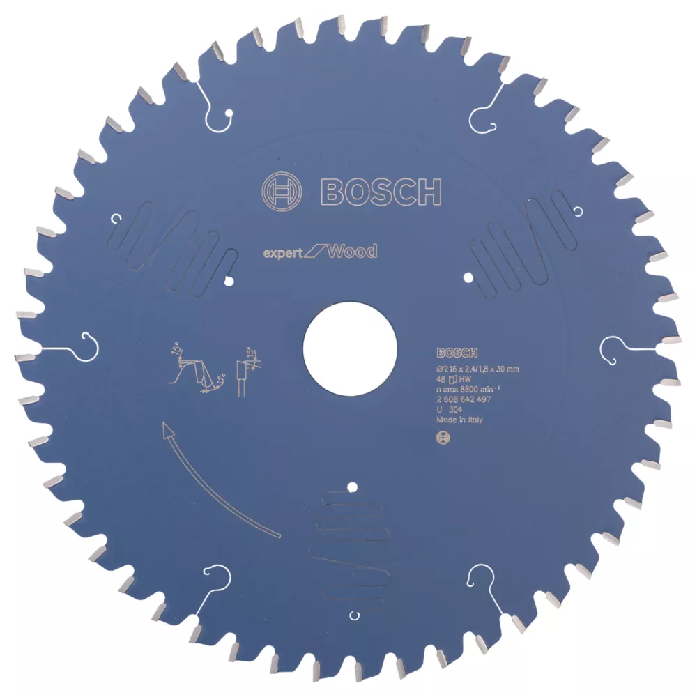 Bosch Expert Wood Circular Saw Blade 216 X 30mm 48T 1 Bosch Expert Wood Circular Saw Blade 216 X 30mm 48T