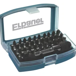 Erbauer 1/4" Hex Shank Mixed Impact Screwdriver Bit Set 32 Pcs