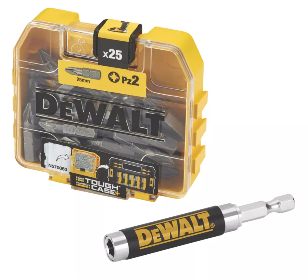 DeWalt 6.35mm Hex Shank PZ2 Screwdriver Bit Box 25 Pcs 1 DeWalt 6.35mm Hex Shank PZ2 Screwdriver Bit Box 25 Pcs