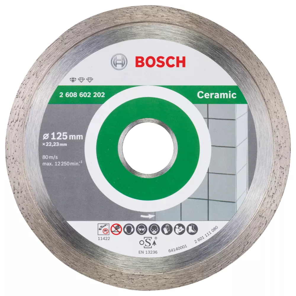 Bosch Tile Diamond Disc 125 X 22.23mm 1 Bosch Tile Diamond Disc 125 X 22.23mm