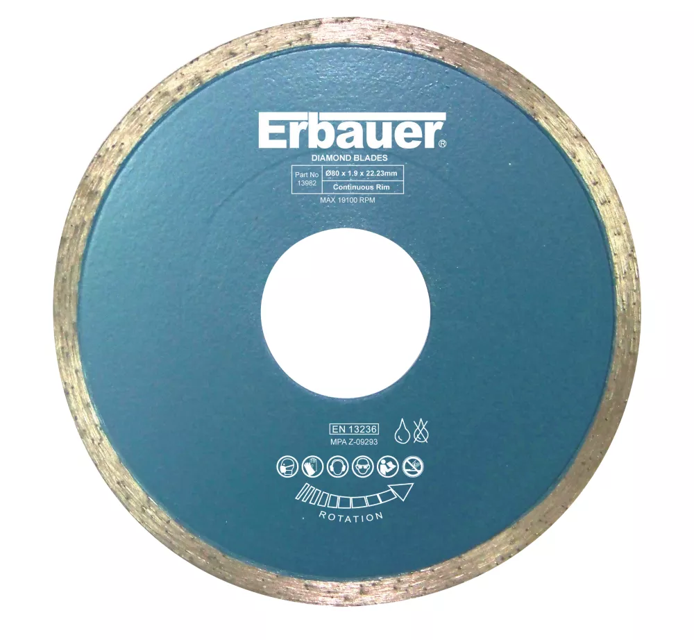 Erbauer Tile Diamond Tile Blade 80 X 22.23mm 1 Erbauer Tile Diamond Tile Blade 80 X 22.23mm