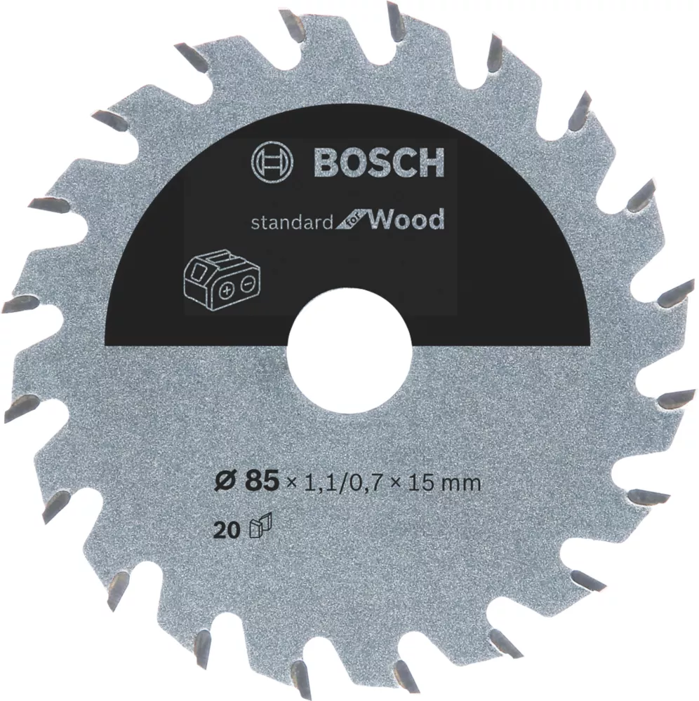 Bosch 2608837666 Wood Circular Saw Blade 85 X 15mm 20T 1 Bosch 2608837666 Wood Circular Saw Blade 85 X 15mm 20T