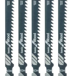 Bosch T111C Wood Jigsaw Blades 100mm 5 Pack