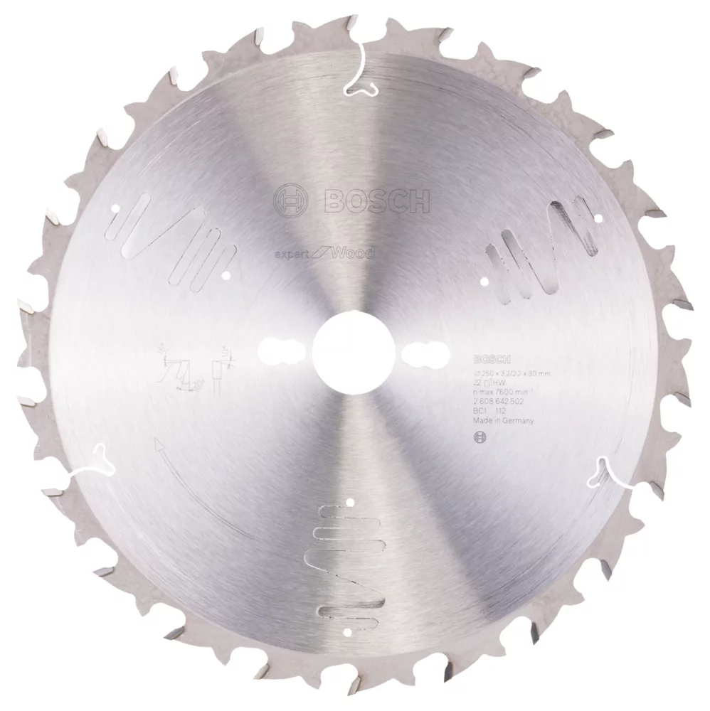 Bosch Expert Wood Circular Saw Blade 250 X 30mm 22T 1 Bosch Expert Wood Circular Saw Blade 250 X 30mm 22T