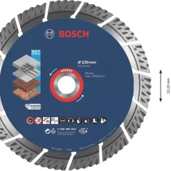 Bosch Expert Masonry Diamond Cutting Disc 230 X 22.33mm 9 Bosch Expert Masonry Diamond Cutting Disc 230 X 22.33mm -Cheap Cutting & Blades Store 178RR A7