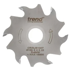 Trend CraftPro 6-Tooth Biscuit Jointing Blade 100 X 22mm