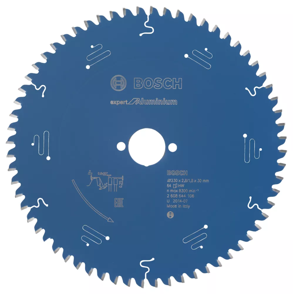 Bosch Expert Aluminium Circular Saw Blade 230 X 30mm 64T 1 Bosch Expert Aluminium Circular Saw Blade 230 X 30mm 64T