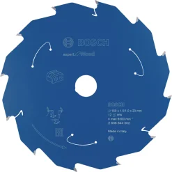 Bosch Expert Wood Circular Saw Blade 160 X 20mm 12T