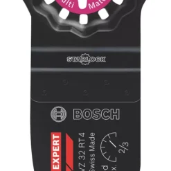 Bosch Expert AVZ 32 RT4 40 Carbide RIFF-Grit Paint On Wood, Glue, Parquet, Fibre Plastics, GFK & CFK Sanding Plate 32mm