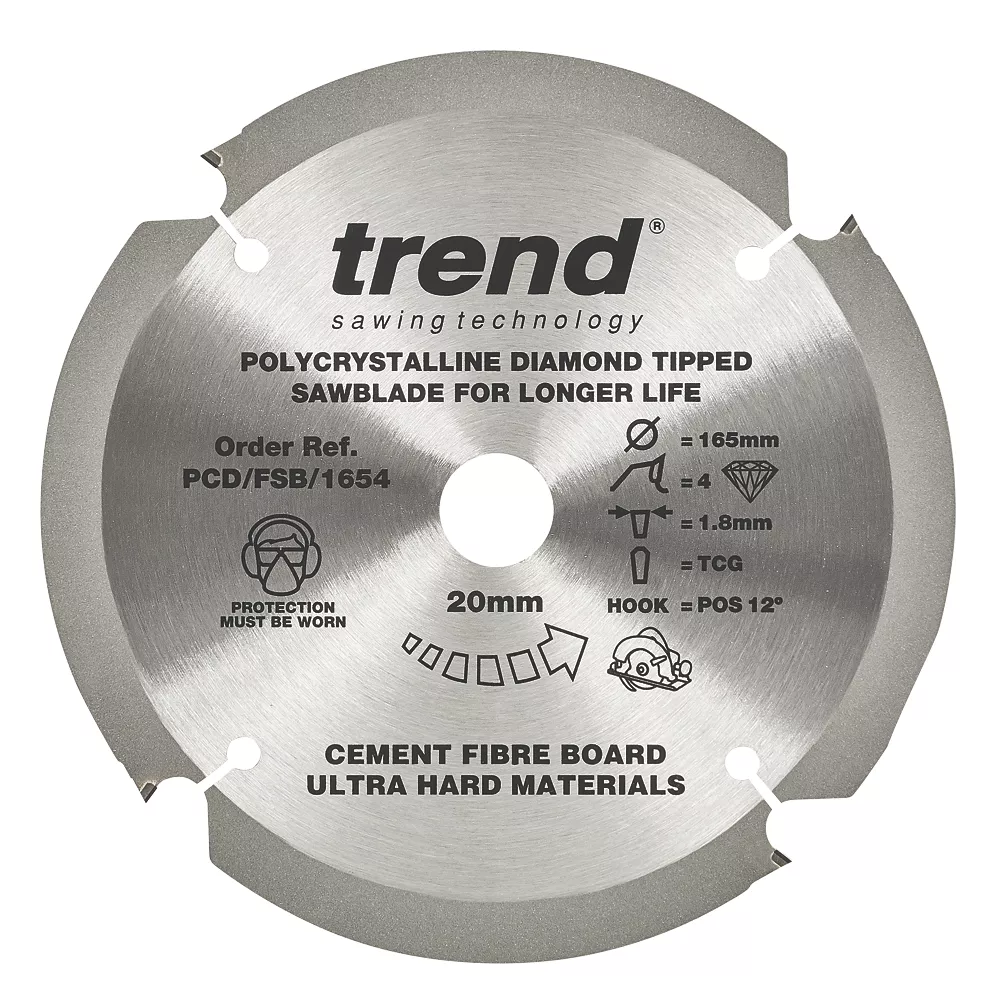 Trend Multi-Material Saw Blade 165 X 20mm 4T 1 Trend Multi-Material Saw Blade 165 X 20mm 4T