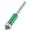 Trend C116X1/4TC 1/4" Shank Double-Flute Straight Bearing-Guided Trimmer 12.7 X 25.4mm