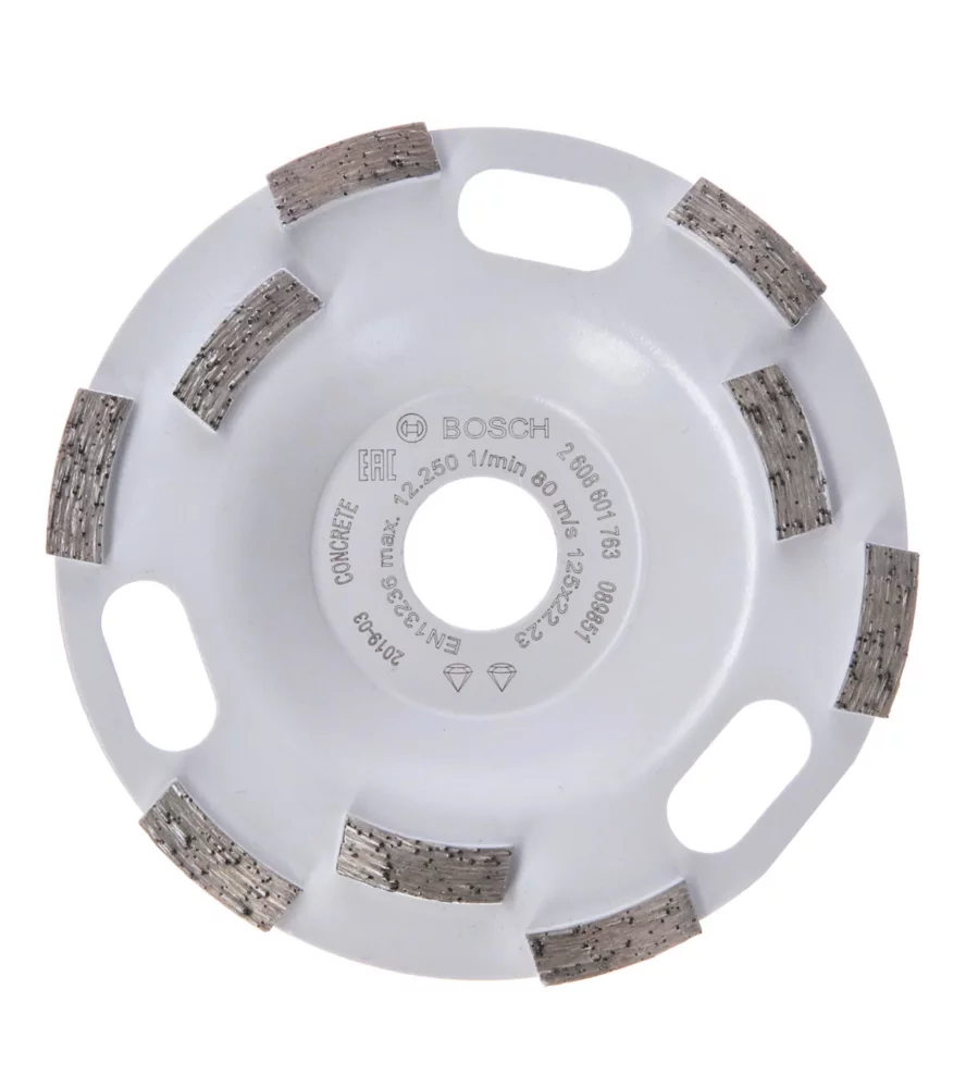 Bosch Diamond High Speed Concrete Grinding Cup 125 X 22.23 1 Bosch Diamond High Speed Concrete Grinding Cup 125 X 22.23