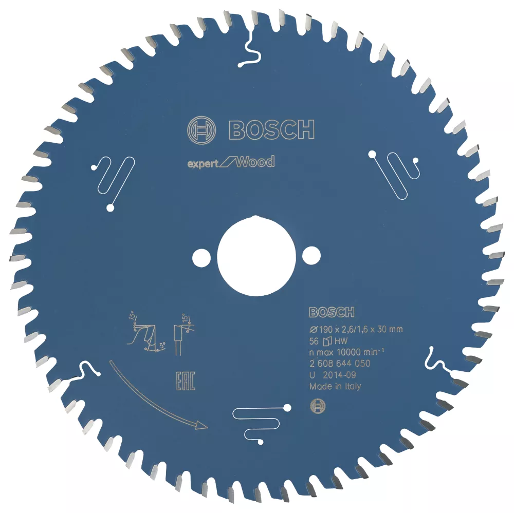 Bosch Expert Wood Circular Saw Blade 190 X 30mm 56T 1 Bosch Expert Wood Circular Saw Blade 190 X 30mm 56T