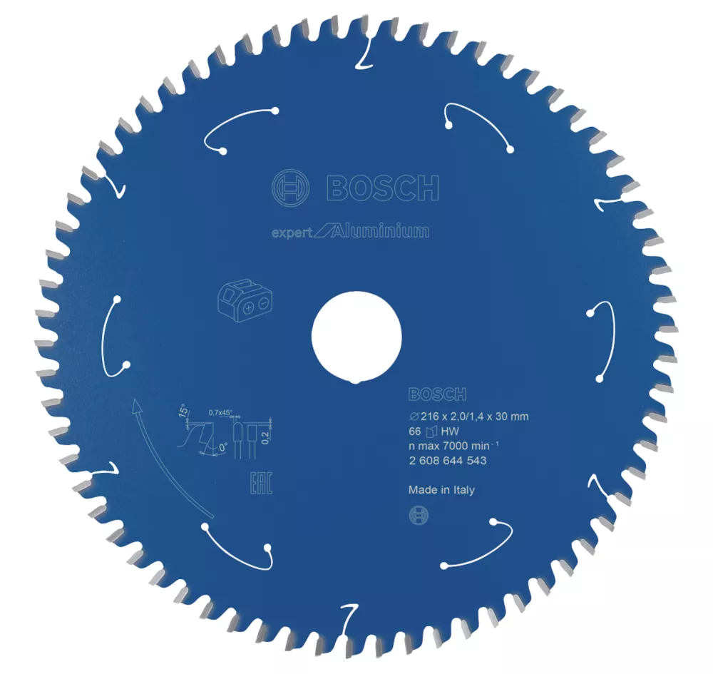 Bosch Expert Aluminium Circular Saw Blade 216 X 30mm 66T 1 Bosch Expert Aluminium Circular Saw Blade 216 X 30mm 66T