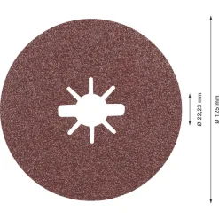 Bosch Expert R781 Prisma X-Lock Fibre Discs 125 X X-Lock 60 Grit 5 Pack 5 Bosch Expert R781 Prisma X-Lock Fibre Discs 125 X X-Lock 60 Grit 5 Pack -Cheap Cutting & Blades Store 255RR A2