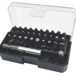 Essentials 1/4" Hex Shank Mixed Screwdriver Bit Set 32 Pieces
