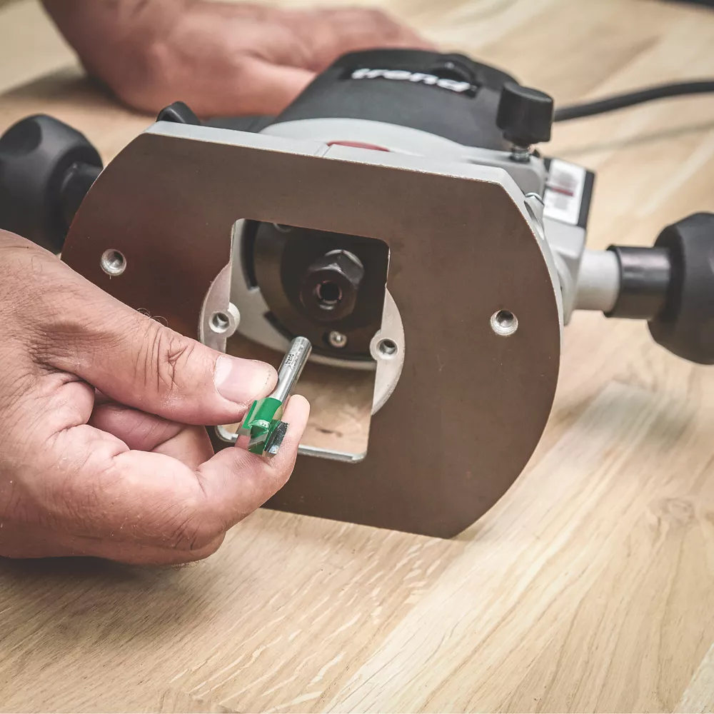 Trend C019AX1/4TC 1/4" Shank Double-Flute Straight Router Cutter 12 X 19mm 4 Trend C019AX1/4TC 1/4" Shank Double-Flute Straight Router Cutter 12 X 19mm - Image 4