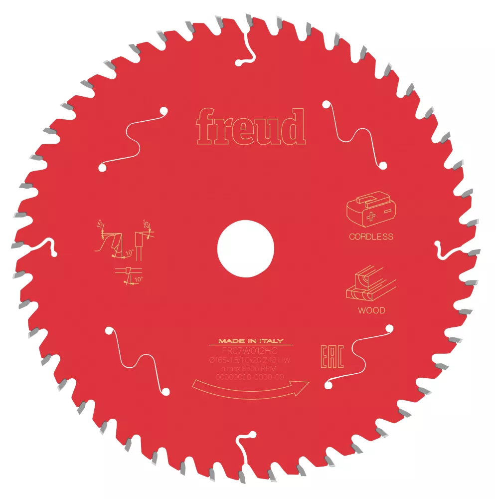 Freud Wood Circular Saw Blade 165 X 20mm 48T 1 Freud Wood Circular Saw Blade 165 X 20mm 48T