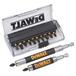 DeWalt 6.35mm Hex Shank Mixed Impact Torsion Screwdriver Bit Set 14 Pcs