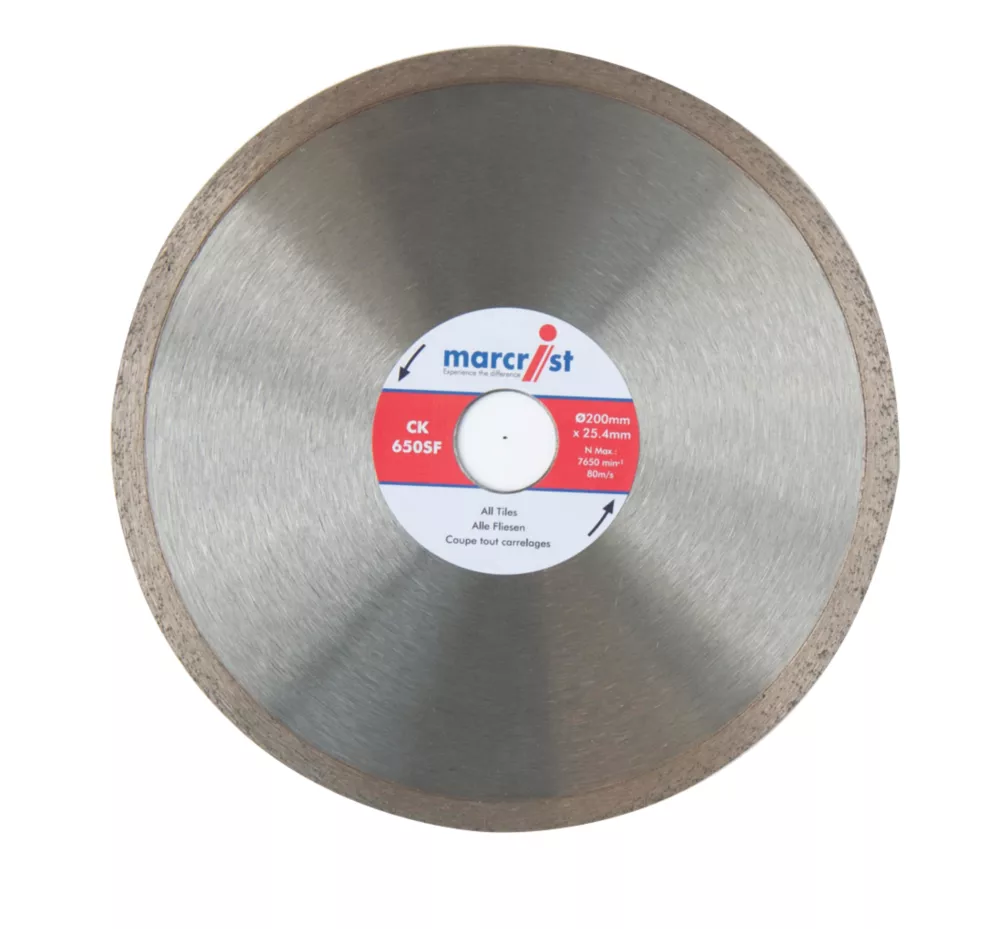 Marcrist CK650SF Multi-Material Diamond Blade 200 X 25.4mm 1 Marcrist CK650SF Multi-Material Diamond Blade 200 X 25.4mm
