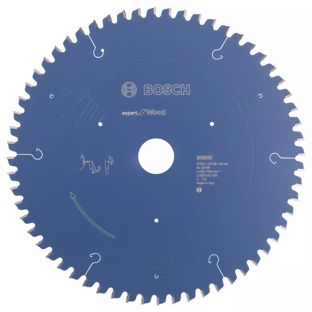 Bosch Expert Wood Circular Saw Blade 254 X 30mm 60T 1 Bosch Expert Wood Circular Saw Blade 254 X 30mm 60T