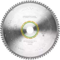 Festool Wood Fine-Tooth TCT Circular Saw Blade 260 X 30mm 80T