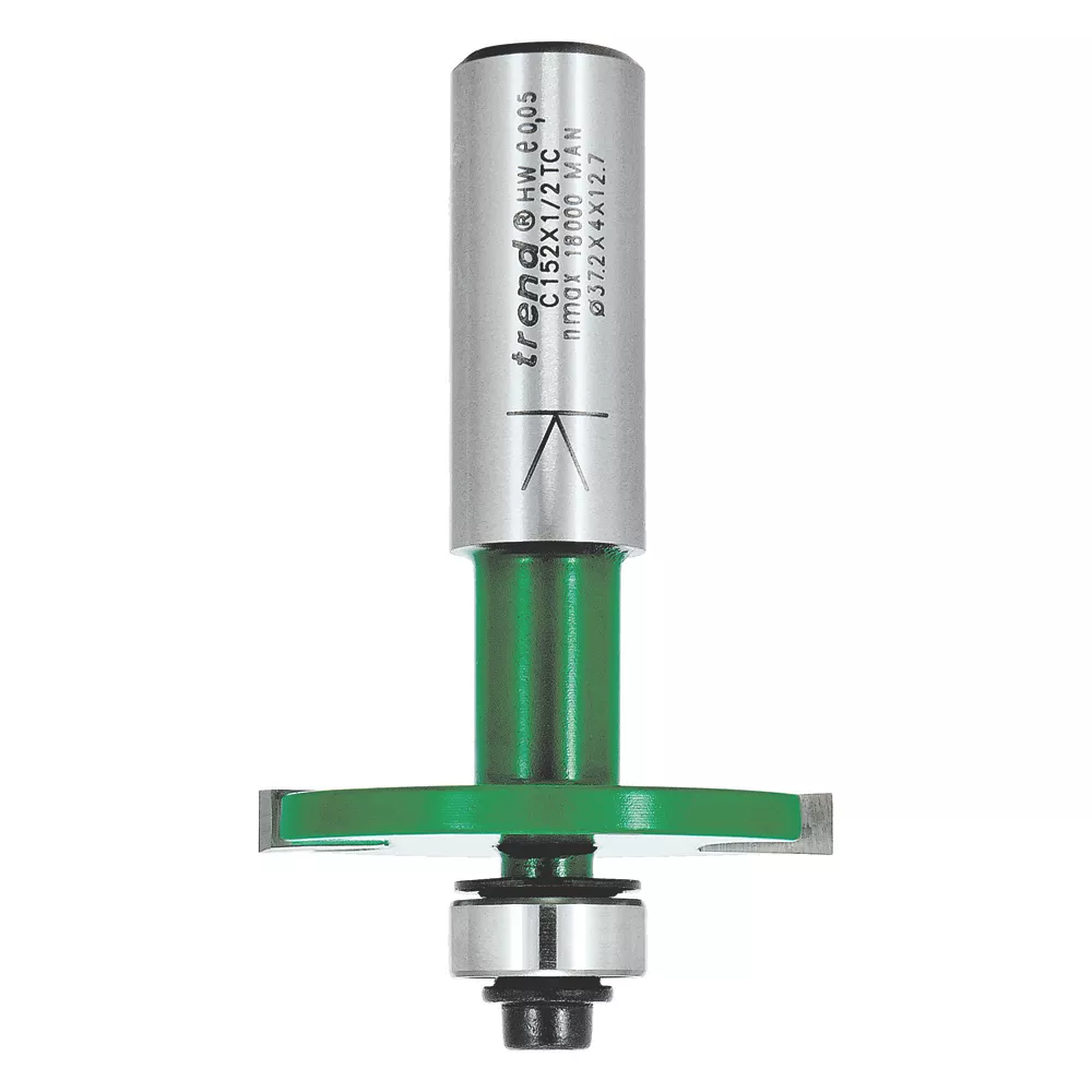 Trend Bearing-Guided Biscuit Jointer Cutter 1/2" 4mm 2 Trend Bearing-Guided Biscuit Jointer Cutter 1/2" 4mm - Image 2