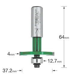 Trend Bearing-Guided Biscuit Jointer Cutter 1/2" 4mm 8 Trend Bearing-Guided Biscuit Jointer Cutter 1/2" 4mm -Cheap Cutting & Blades Store 320XG A2