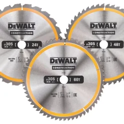 DeWalt Wood Circular Saw Blades 305 X 30mm 24/48/60T 3 Pack