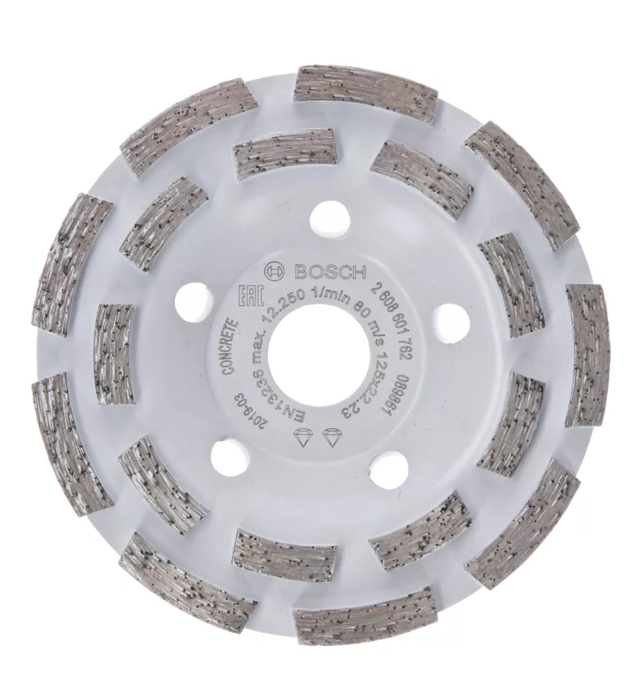 Bosch Diamond Concrete Grinding Cup 125 X 22.23 1 Bosch Diamond Concrete Grinding Cup 125 X 22.23