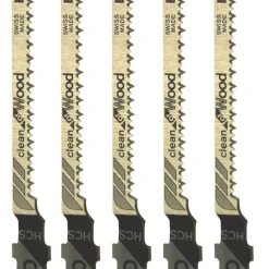 Bosch T101AO Softwood & Plywood Jigsaw Blades 83mm 5 Pack