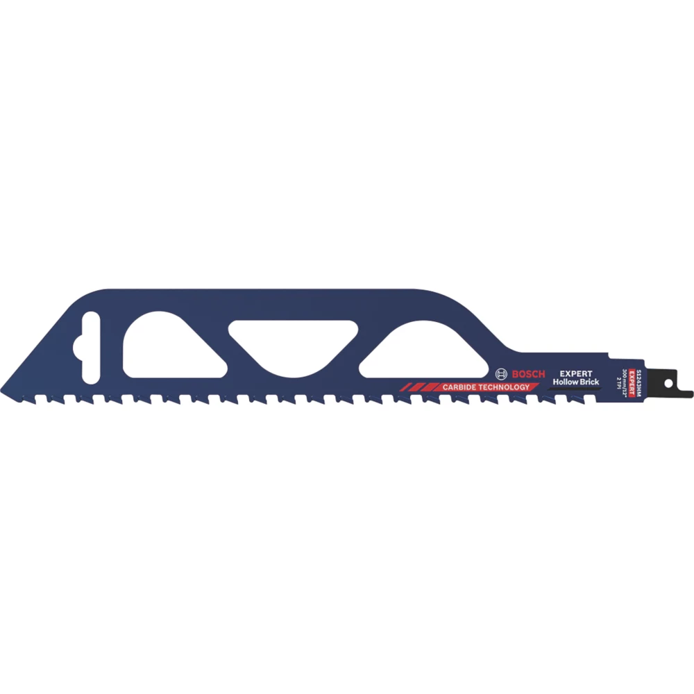 Bosch Expert S1243HM Hollow Brick Carbide Reciprocating Saw Blade 300mm 1 Bosch Expert S1243HM Hollow Brick Carbide Reciprocating Saw Blade 300mm