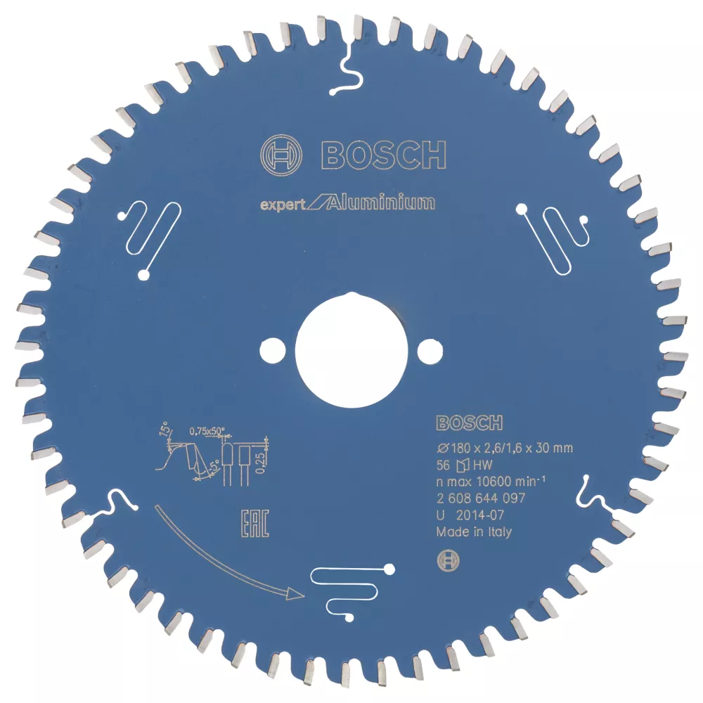 Bosch Expert Aluminium Circular Saw Blade 180 X 30mm 56T 1 Bosch Expert Aluminium Circular Saw Blade 180 X 30mm 56T