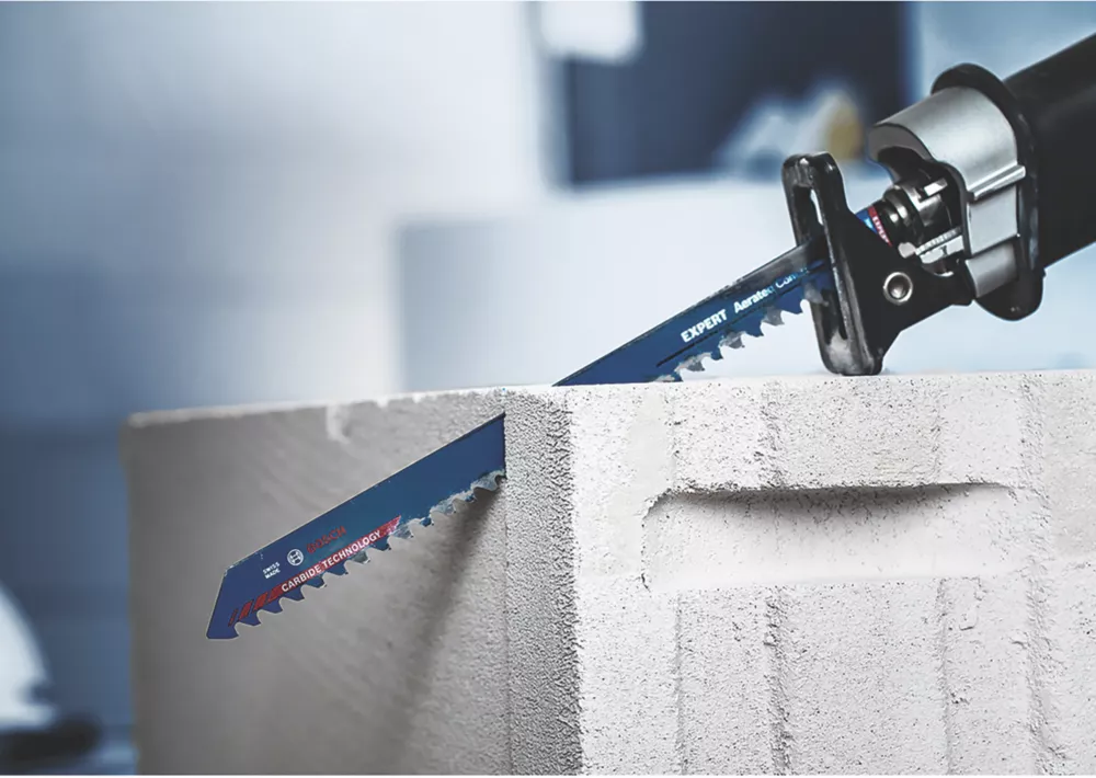 Bosch Expert S1241HM Aerated Concrete Carbide Reciprocating Saw Blade 300mm 3 Bosch Expert S1241HM Aerated Concrete Carbide Reciprocating Saw Blade 300mm - Image 3