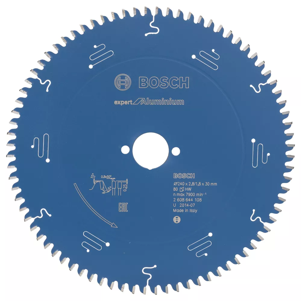 Bosch Expert Aluminium Circular Saw Blade 240 X 30mm 80T 1 Bosch Expert Aluminium Circular Saw Blade 240 X 30mm 80T