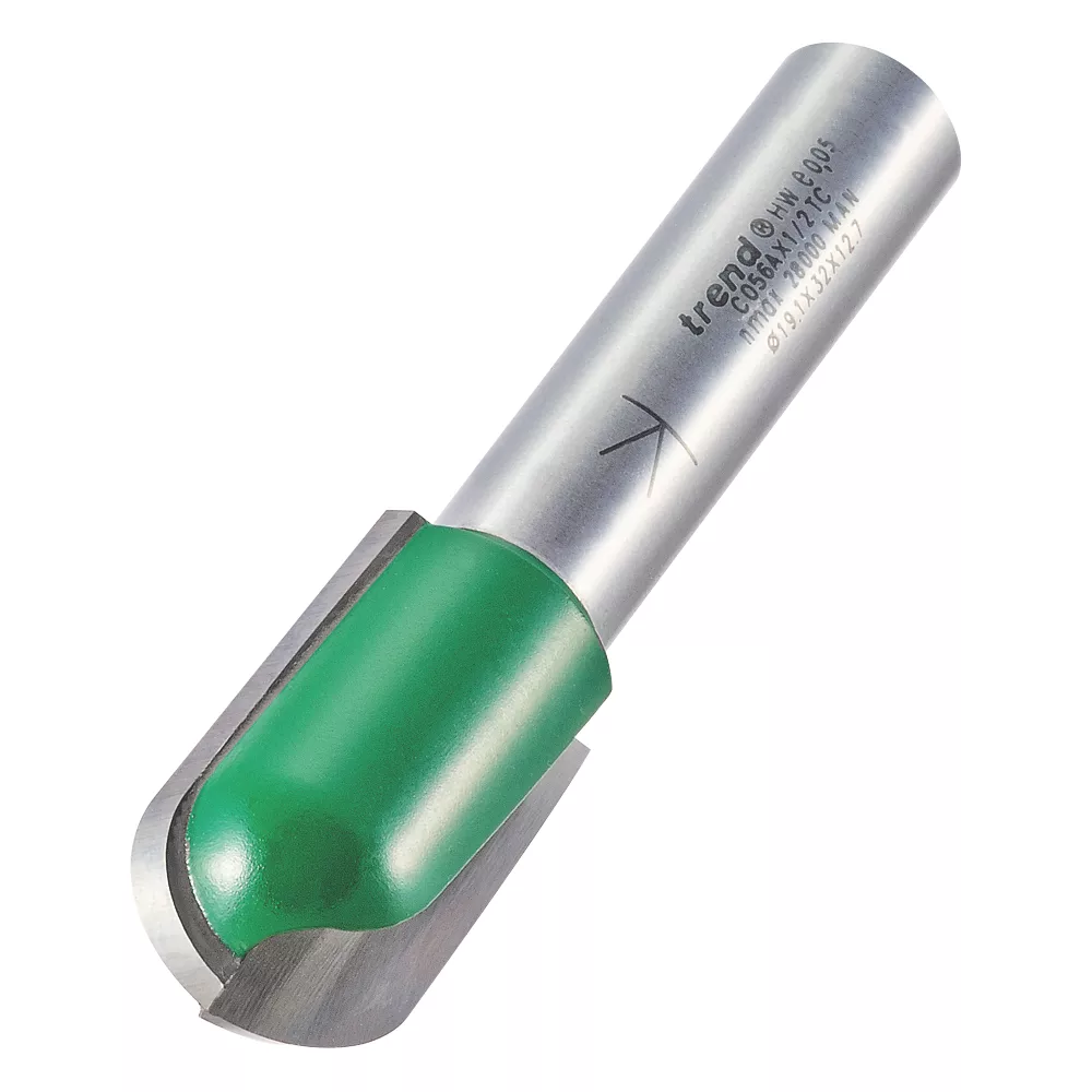 Trend C056AX1/2TC 1/2" Shank Double-Flute Cove Drainer Groove Router Cutter 19 X 32mm 2 Trend C056AX1/2TC 1/2" Shank Double-Flute Cove Drainer Groove Router Cutter 19 X 32mm - Image 2