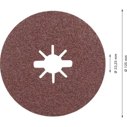 Bosch Expert R781 Prisma X-Lock Fibre Discs 125 X X-Lock 60 Grit 25 Pack 7 Bosch Expert R781 Prisma X-Lock Fibre Discs 125 X X-Lock 60 Grit 25 Pack -Cheap Cutting & Blades Store 396RR A3