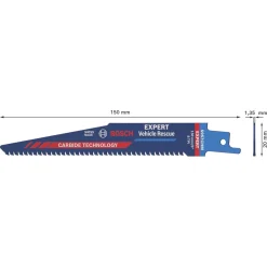 Bosch Expert S957CHM Multi-Material Carbide Reciprocating Saw Blade 150mm 11 Bosch Expert S957CHM Multi-Material Carbide Reciprocating Saw Blade 150mm -Cheap Cutting & Blades Store 406RR A5