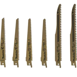 Makita B-44432 Multi-Material Reciprocating Saw Blade Set 6 Pieces