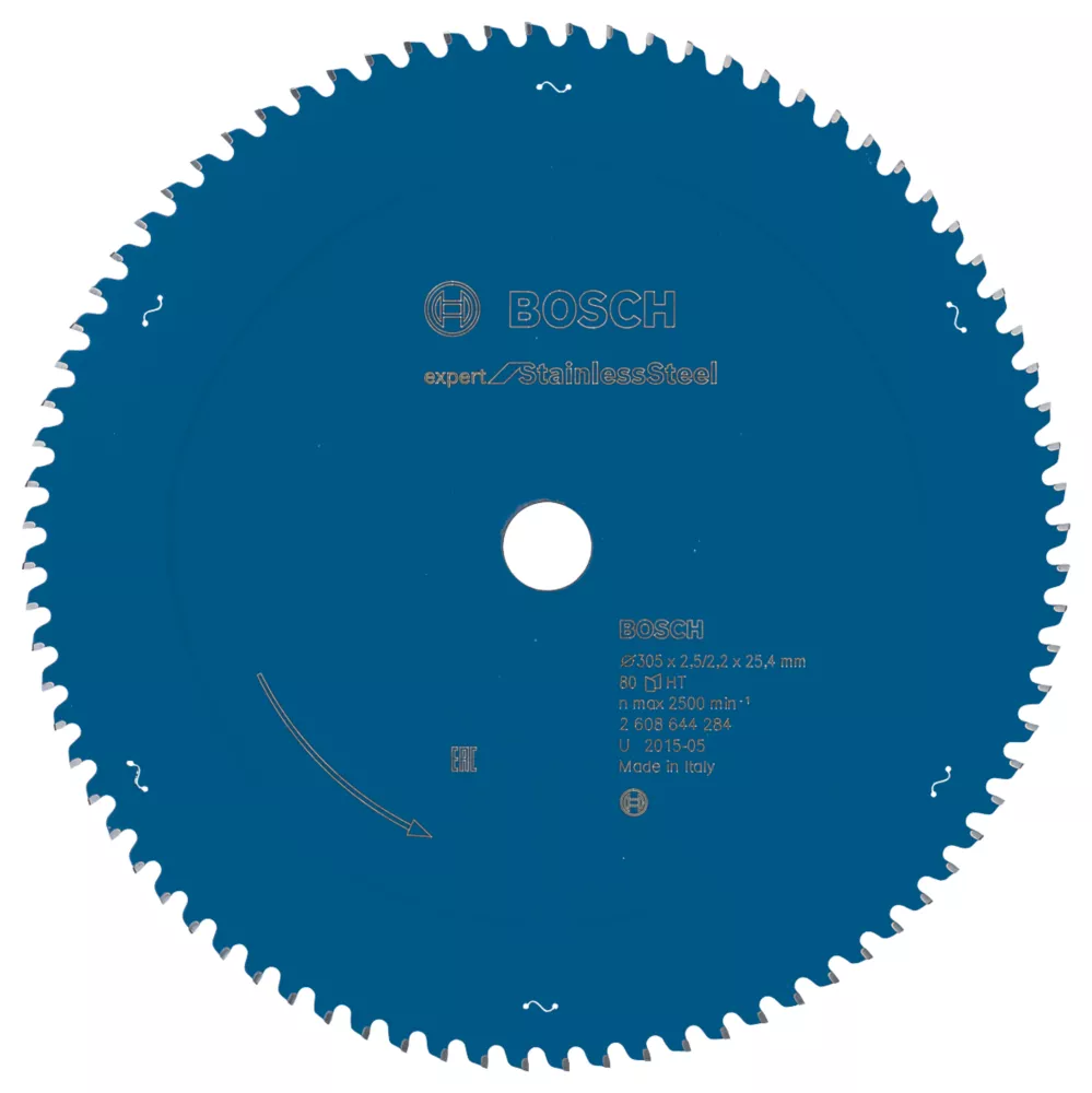 Bosch Expert Stainless Steel Circular Saw Blade 305 X 25.4mm 80T 1 Bosch Expert Stainless Steel Circular Saw Blade 305 X 25.4mm 80T