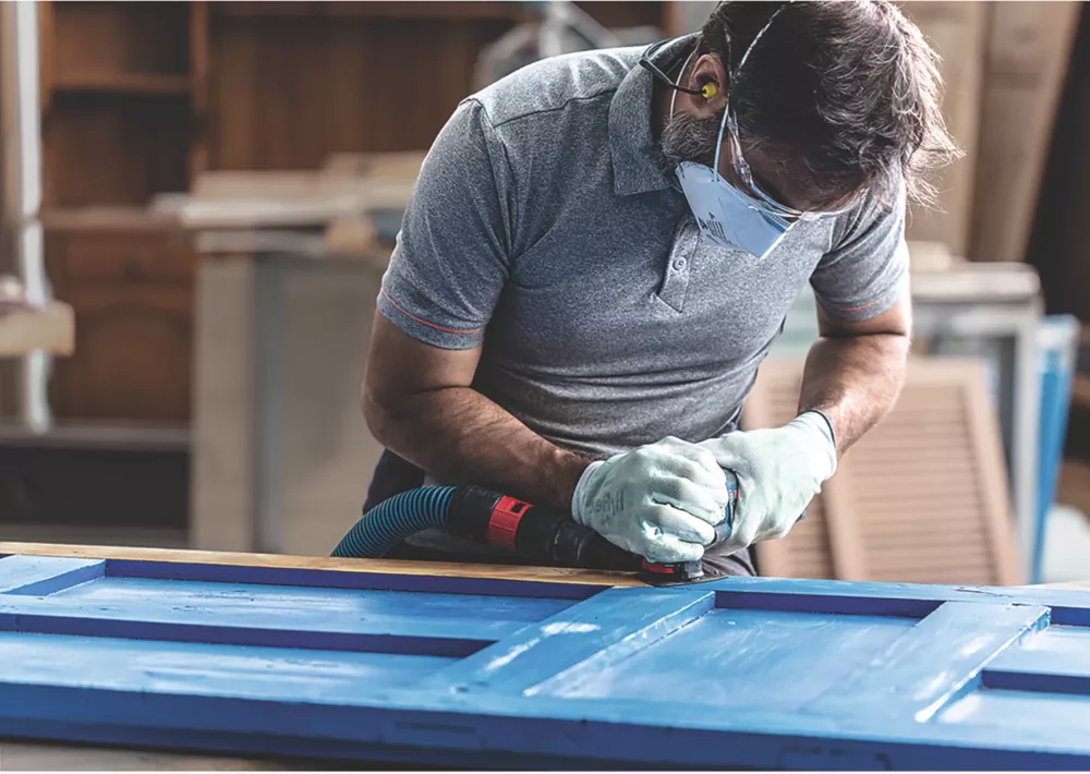 Bosch Expert MAVZ 116 RT4 40 Carbide RIFF-Grit Paint On Wood, Hardwood, Mortar & Glue Sanding Plate 116mm 2 Bosch Expert MAVZ 116 RT4 40 Carbide RIFF-Grit Paint On Wood, Hardwood, Mortar & Glue Sanding Plate 116mm - Image 2