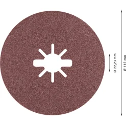 Bosch Expert R781 Prisma X-Lock Fibre Discs 115 X X-Lock 60 Grit 5 Pack -Cheap Cutting & Blades Store 431RT A3