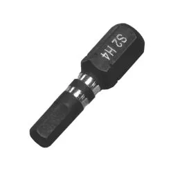 Erbauer 1/4" Hex Shank H4 Impact Screwdriver Bits 3 Pack