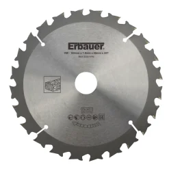 Erbauer Wood TCT Saw Blade 160 X 20mm 24T