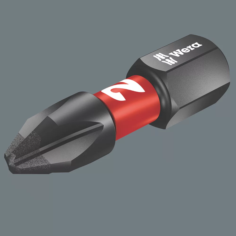 Wera Impaktor 1/4" Hex Shank PH3 TriTorsion Screwdriver Bit 2 Wera Impaktor 1/4" Hex Shank PH3 TriTorsion Screwdriver Bit - Image 2